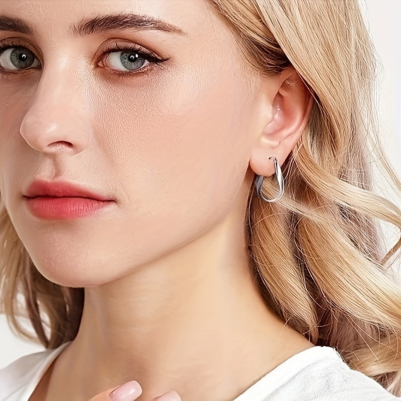 Women's S925 Silver Möbius Twist Earrings — Daily Wear Gift